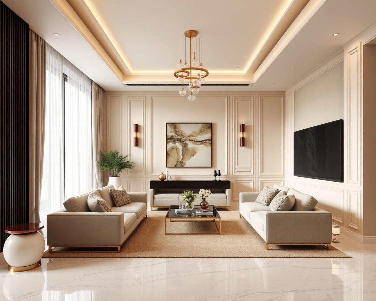 Luxury living room designed by Livants Interiors